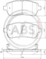 A.B.S. 37656 Brake pads