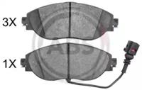 A.B.S. 37872 Brake pads A.B.S. 37872 Brake pads
