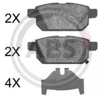A.B.S. 37886 Brake pads A.B.S. 37886 Brake pads