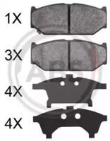 A.B.S. 37893 Колодки гальмівні