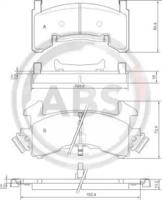 A.B.S. 38154 Brake pads