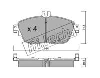 Fri.Tech. 981.0 Brake pads