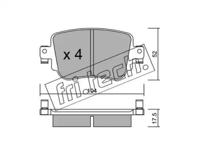 Fri.Tech. 996.0 Brake pads