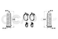 Ocap 0900419 Пыльник рулевой рейки