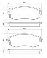 Bosch 0 986 461 121 Колодки гальмівні