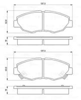 Bosch 0 986 461 124 Колодки гальмівні Bosch 0 986 461 124 Колодки гальмівні