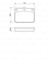 Bosch 0 986 467 031 Колодки гальмівні