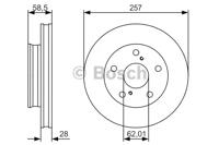 Bosch 0986479R53 Диск гальмівний Bosch 0986479R53 Диск гальмівний