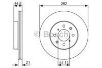 Bosch 0 986 479 R80 Диск гальмівний