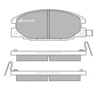 Motaquip LVXL646 Колодки тормозные
