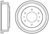 Motaquip VBE638 Bremstrommel