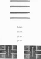 Mintex MBA931 Spring set disc brake