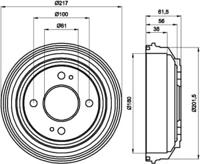 Mintex MBD221 Барабан гальмівний Mintex MBD221 Барабан гальмівний