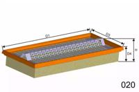 Misfat P911 Air filter