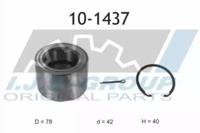 IJS Group 10-1437 Підшипник маточини колеса IJS Group 10-1437 Підшипник маточини колеса