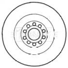 Borg & Beck BBD4594 Диск тормозной