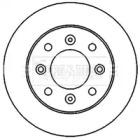 Borg & Beck BBD4713 Диск гальмівний