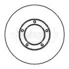 Borg & Beck BBD5105 Диск гальмівний Borg & Beck BBD5105 Диск гальмівний