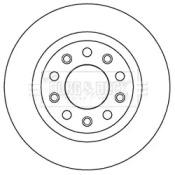 Borg & Beck BBD5194 Brake disc