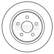 Borg & Beck BBD5210 Диск гальмівний