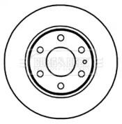 Borg & Beck BBD5253 Brake disc