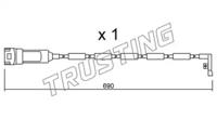 Trusting SU.108 Датчик зносу гальмівних колодок Trusting SU.108 Датчик зносу гальмівних колодок