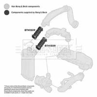 Borg & Beck BTH1509 Патрубок интеркулера Borg & Beck BTH1509 Патрубок интеркулера