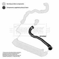 Borg & Beck BTH1562 Патрубок інтеркулера