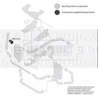 Borg & Beck BTH1716 Патрубок інтеркулера Borg & Beck BTH1716 Патрубок інтеркулера