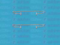 Autofren D42480A Монтажний комплект гальмівних колодок Autofren D42480A Монтажний комплект гальмівних колодок