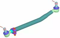 Lemforder 38664 01 End assy steering rack