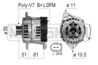 ERA (Messmer) 210818 Alternator assy