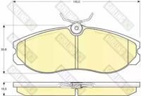 Girling 6111131 Brake pads