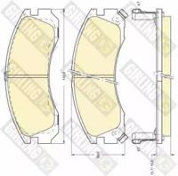 Girling 6111269 Brake pads