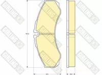 Girling 6113459 Brake pads