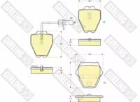 Girling 6115051 Колодки гальмівні