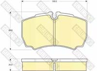 Girling 6115359 Колодки гальмівні