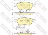 Girling 6115532 Колодки тормозные