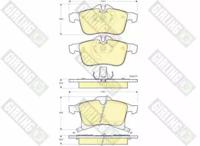 Girling 6115622 Колодки гальмівні Girling 6115622 Колодки гальмівні