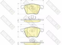 Girling 6115652 Колодки гальмівні Girling 6115652 Колодки гальмівні