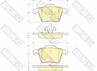 Girling 6115662 Колодки гальмівні Girling 6115662 Колодки гальмівні