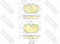 Girling 6116121 Колодки тормозные