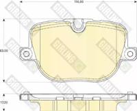 Girling 6118241 Brake pads