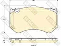 Girling 6119079 Brake pads