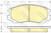 Girling 6130469 Колодки тормозные