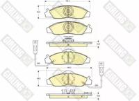 Girling 6131341 Brake pads