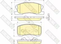 Girling 6132209 Колодки гальмівні