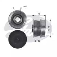 Gates OAP7132 Шкив генератора