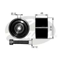 Gates T36111 Ролик натяжний ременя поліклинового