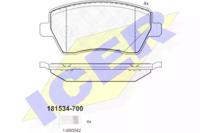 Icer 181534-700 Brake pads